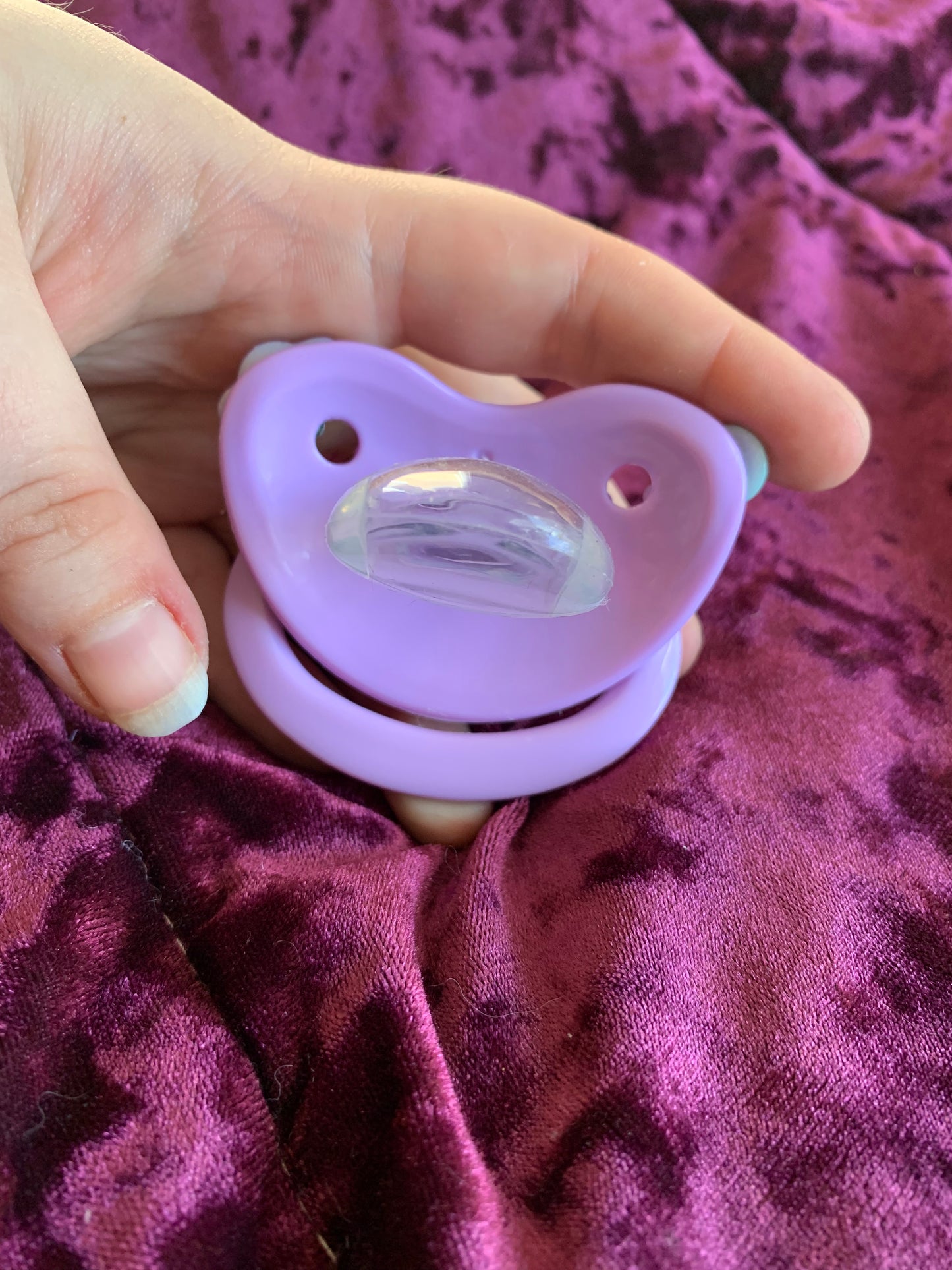 Purple Space Themed Adult Pacifier