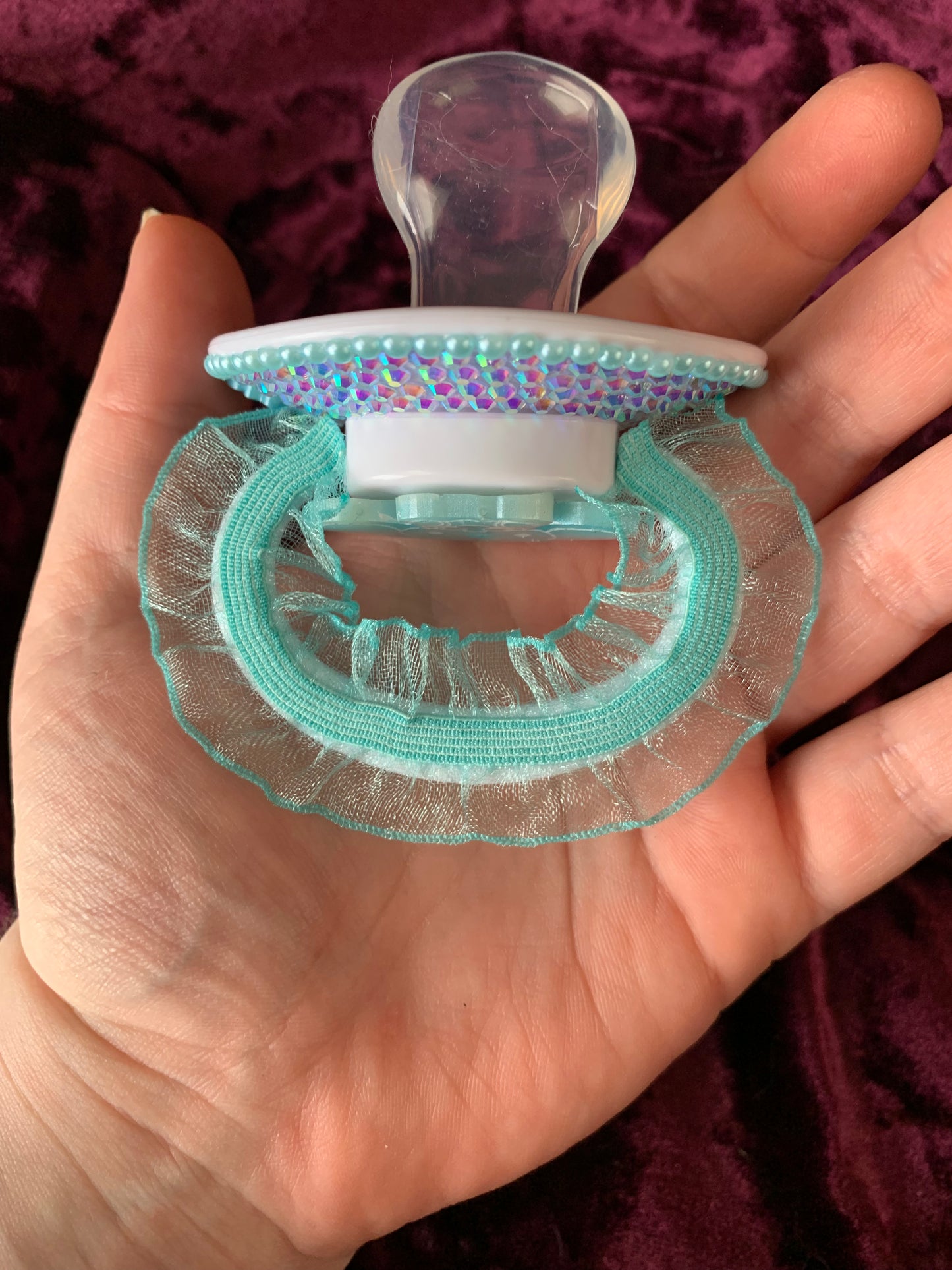 Blue Kawaii Baby Deco Adult Pacifier