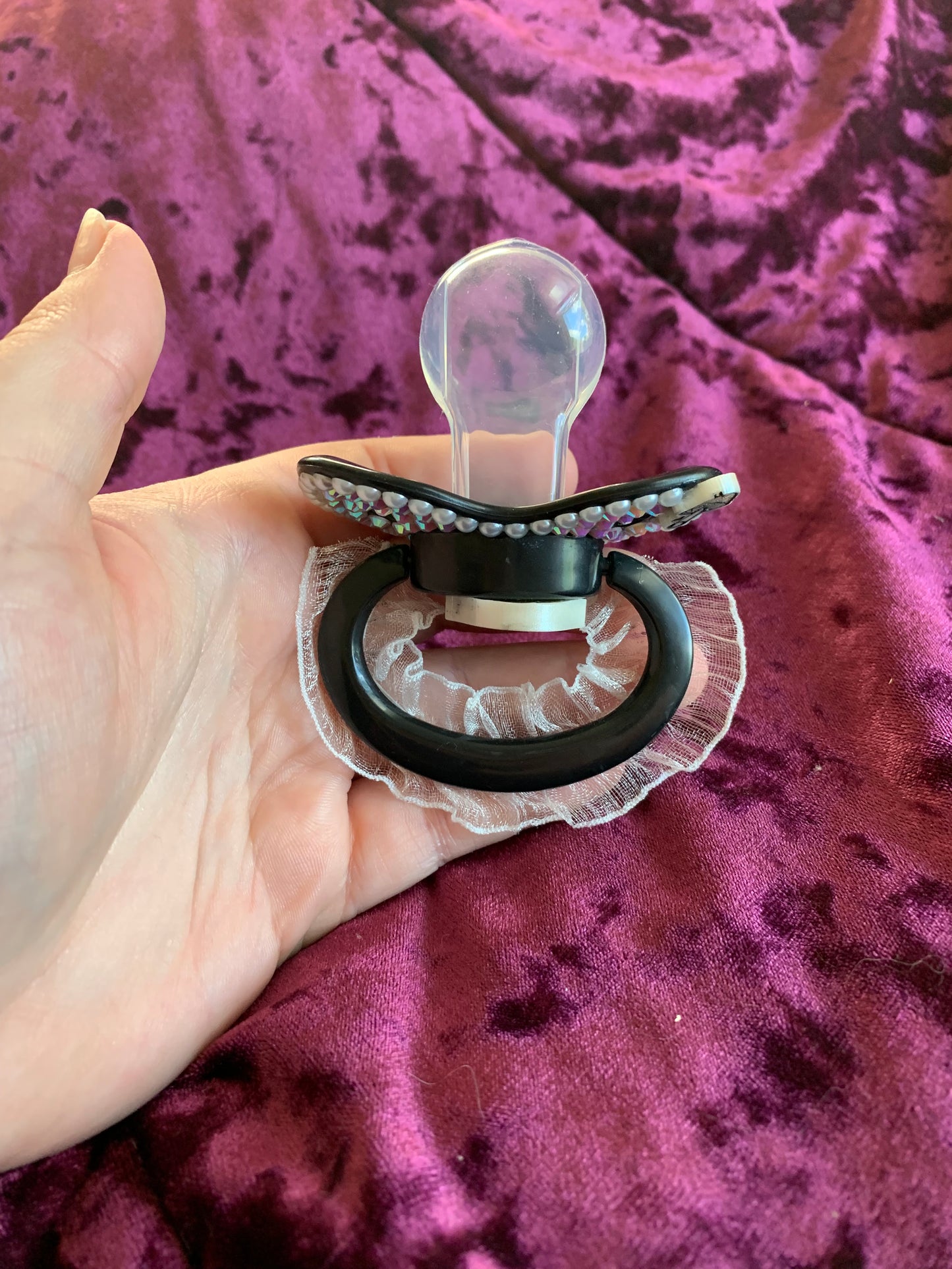 White Mushroom Adult Pacifier