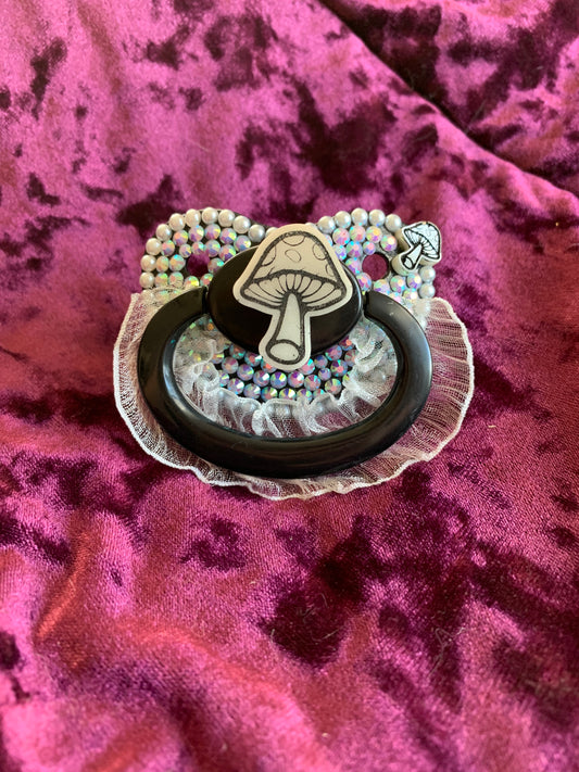 White Mushroom Adult Pacifier
