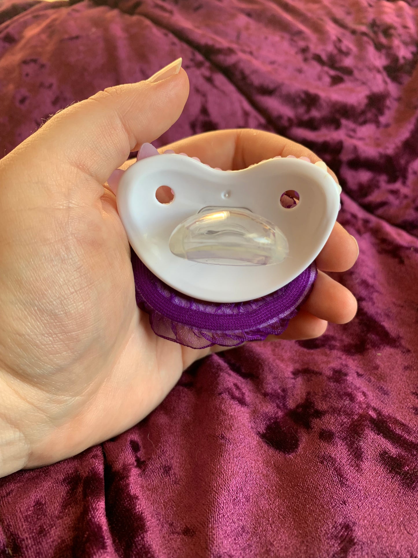 Purple Puppy Adult Pacifier