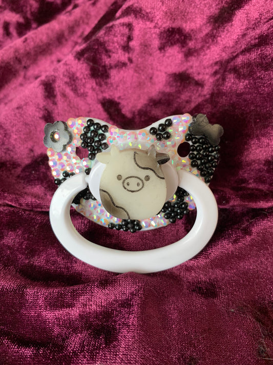 Squishy Cow Deco Adult Pacifier