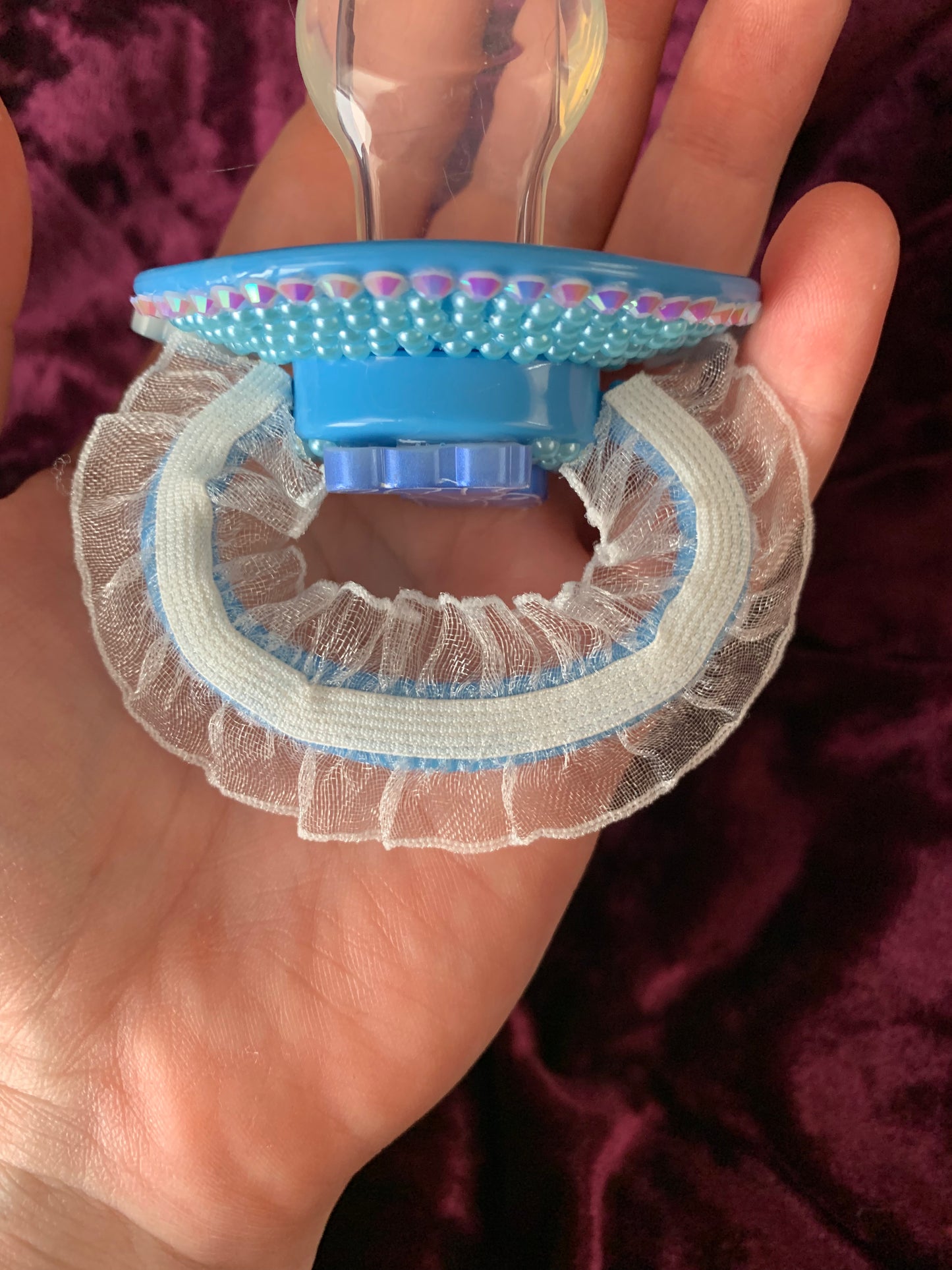 Sleepy Kitten Deco Adult Pacifier