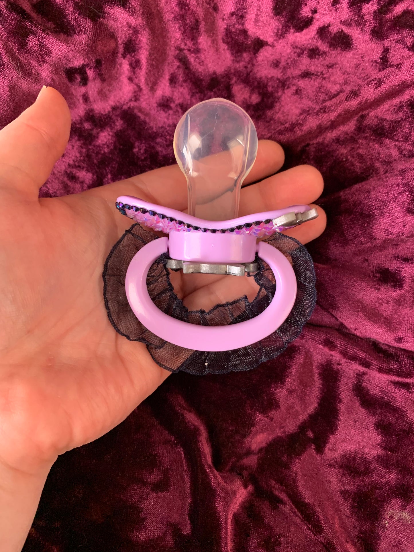 Squishy Bat Deco Adult Pacifier
