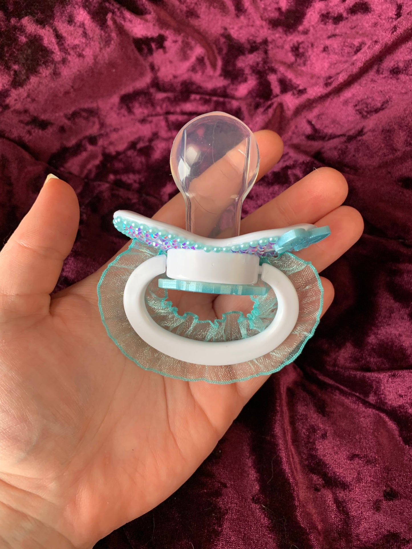 Blue Kawaii Baby Deco Adult Pacifier