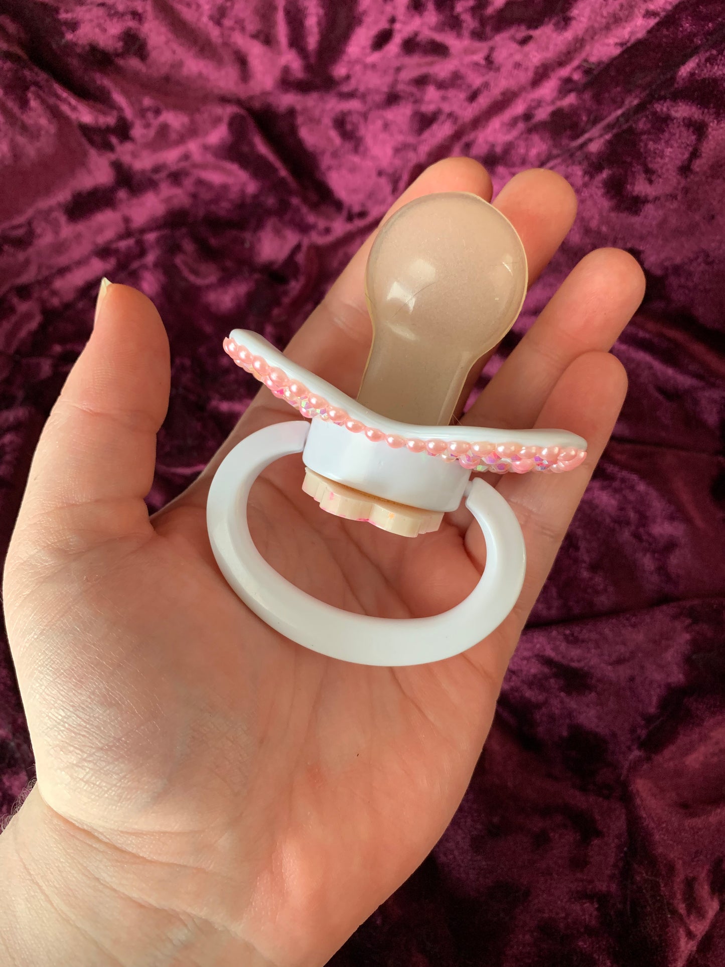 Pink Kawaii Baby Deco Adult Pacifier