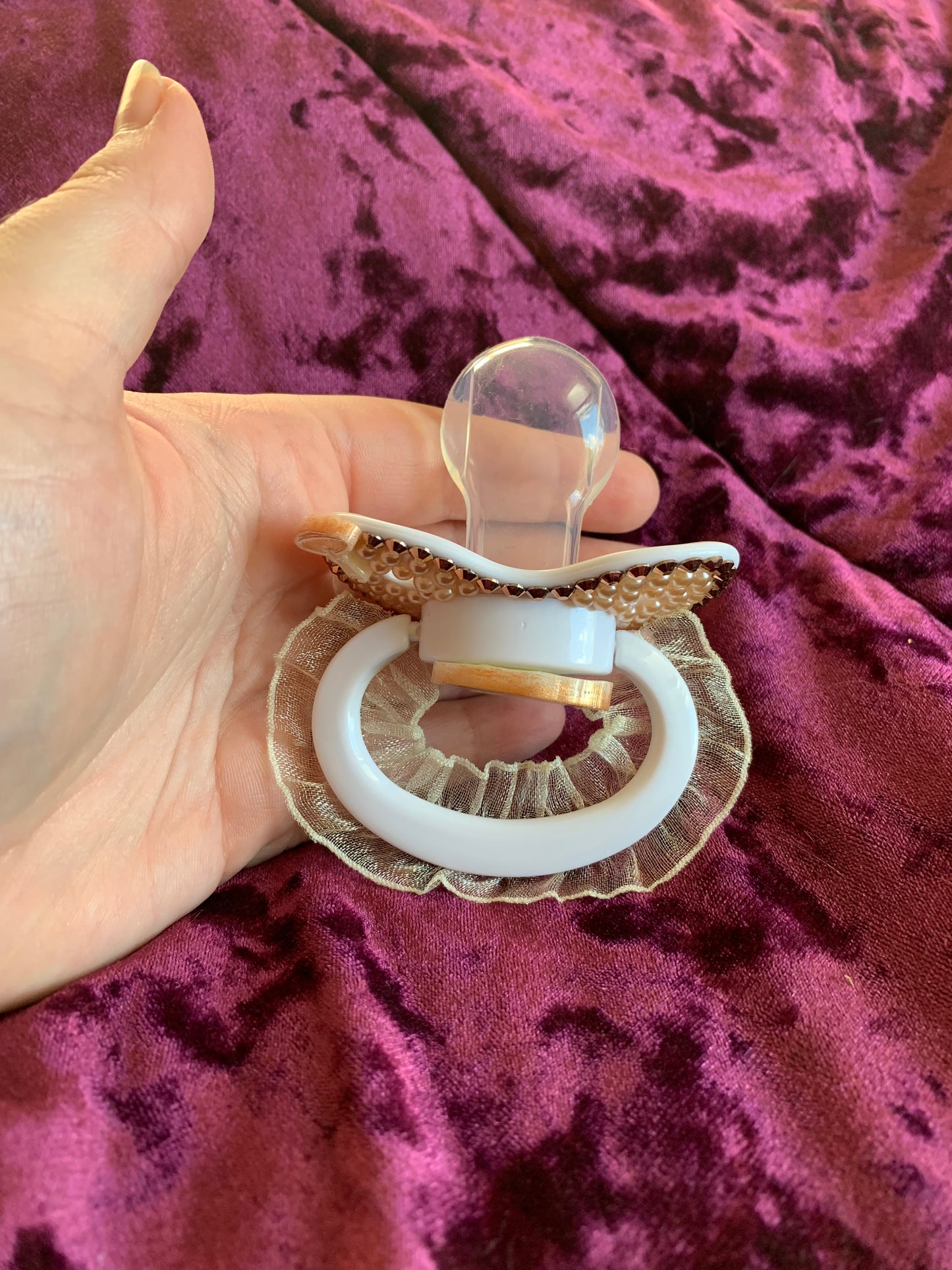 Brown Mushroom Adult Pacifier