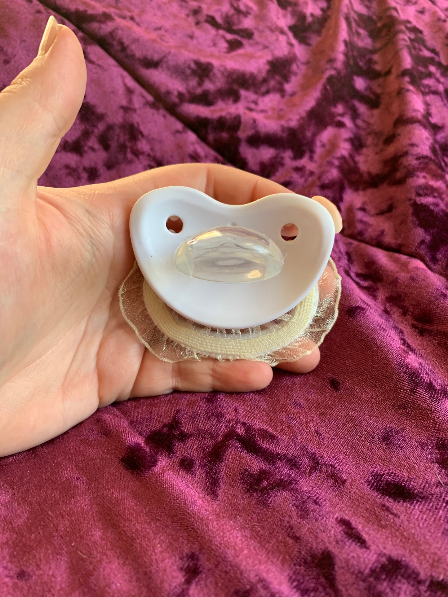 Brown Mushroom Adult Pacifier